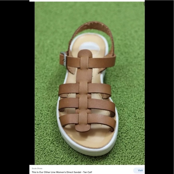 New Direct This is Our Other Line Strappy Sandal 37 or 39; 7 or 9 - Picture 9 of 13